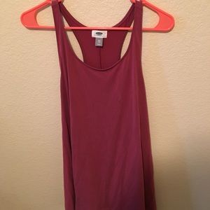 Burgundy old navy athletic tank